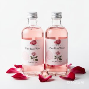 Pure Rose Water (Gulab Jal) for All Skin Types - Pack of 2 (420ML)
