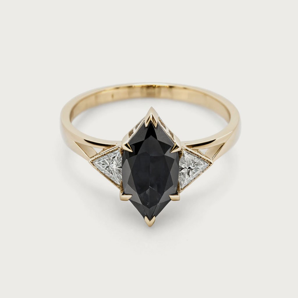 Black Onyx Wedding Ring