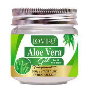 Doviko Aloe Vera Transparent Gel for Hair & Skin – Pack of 1 (200 g)