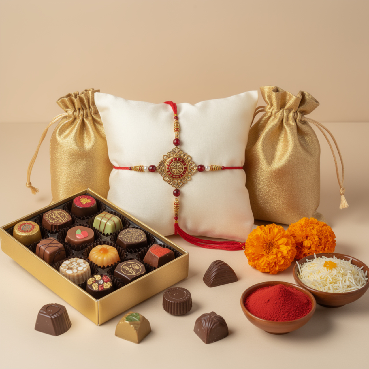 Rakhi with Chocolates
