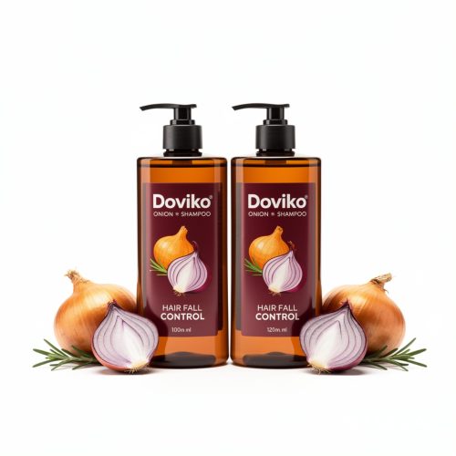 Doviko Onion Shampoo for Hair Fall Control – Pack of 2 (420 ML)
