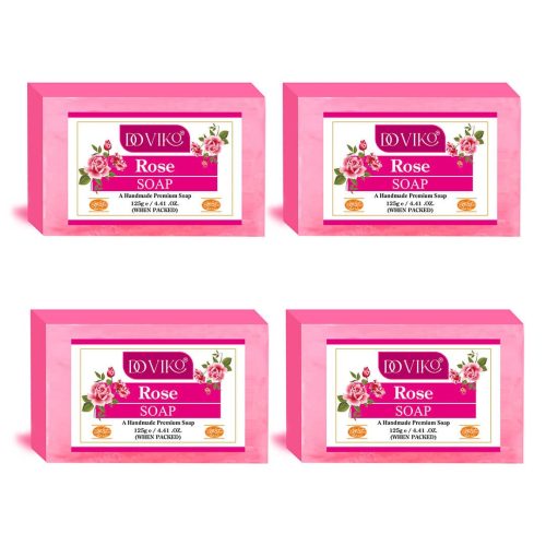 Doviko Pure Rose Soap – Pack of 4 (500gm)