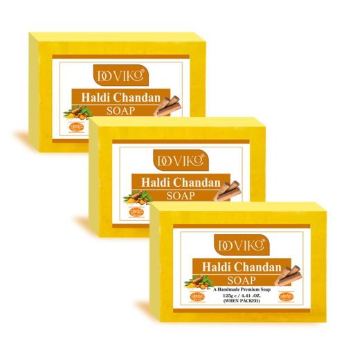 Doviko Herbal Haldi Chandan Soap – Pack of 3 (375gm)