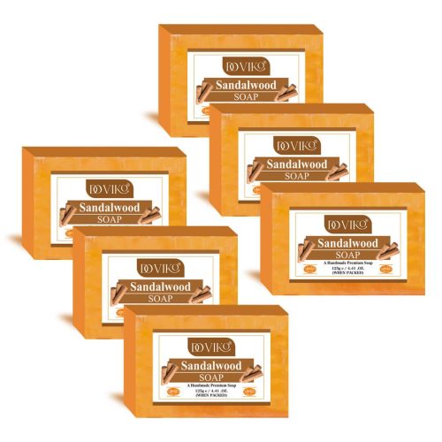Doviko Herbal Sandalwood Soaps – Pack of 6 (750g)
