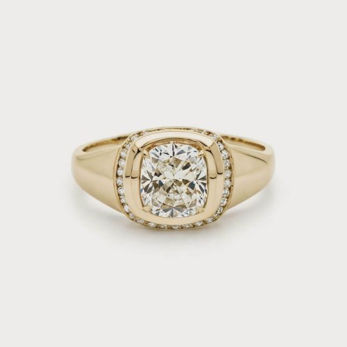 Gold & Lab White Diamond