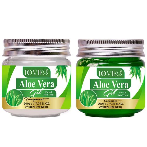Aloe Vera Green & Transparent Gel – Pack of 2 (200g)